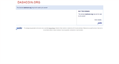 Desktop Screenshot of dashcoin.org